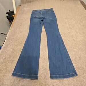 Comfortable Shapewear SPANX Flare Jeans XL Tall Medium Wash Pull-On Trouser
